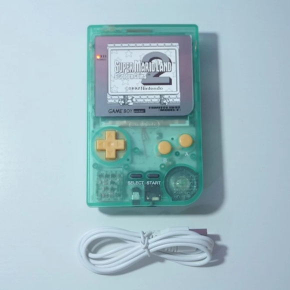 Glow in the Dark Game Boy Pocket Light (MGB-001) w/ 36 Color Backlit IPS Screen